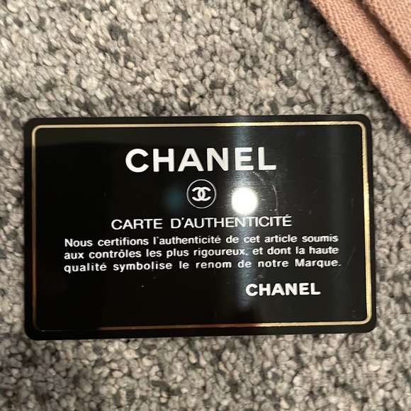 Chanel pink ombré handbag purse 10” x 7” with chain and fabric strap - Picture 8 of 9